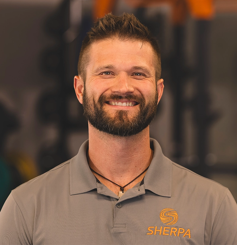 Luke Yoder, personal trainer and fitness coach at Sherpa Fit in Westport Connecticut delivering personalized programs.